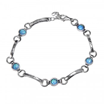 N00726OP SHABLOOL ISRAEL Didae Handcrafted Opal Sterling Silver 925 Necklace N00726OP SHABLOOL ISRAEL Didae Handcrafted Opal Sterling Silver 925 Necklace